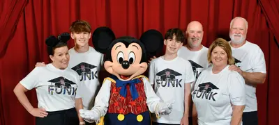 The Funk Family Visiting Disney