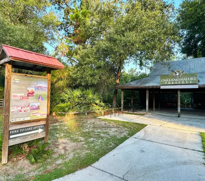 Oakland Nature Preserve connector trail to Lake Apopka