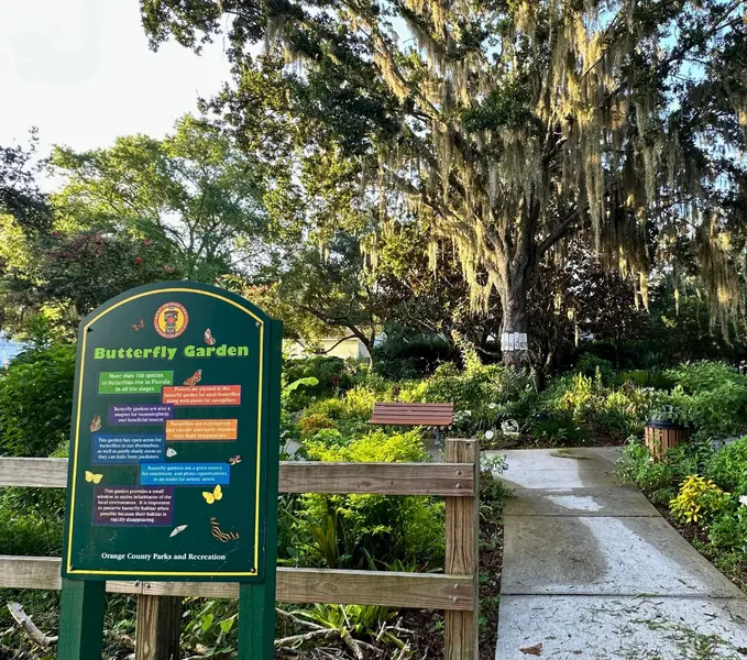 Butterfly Garden in Winter Garden along the West Orange Trail