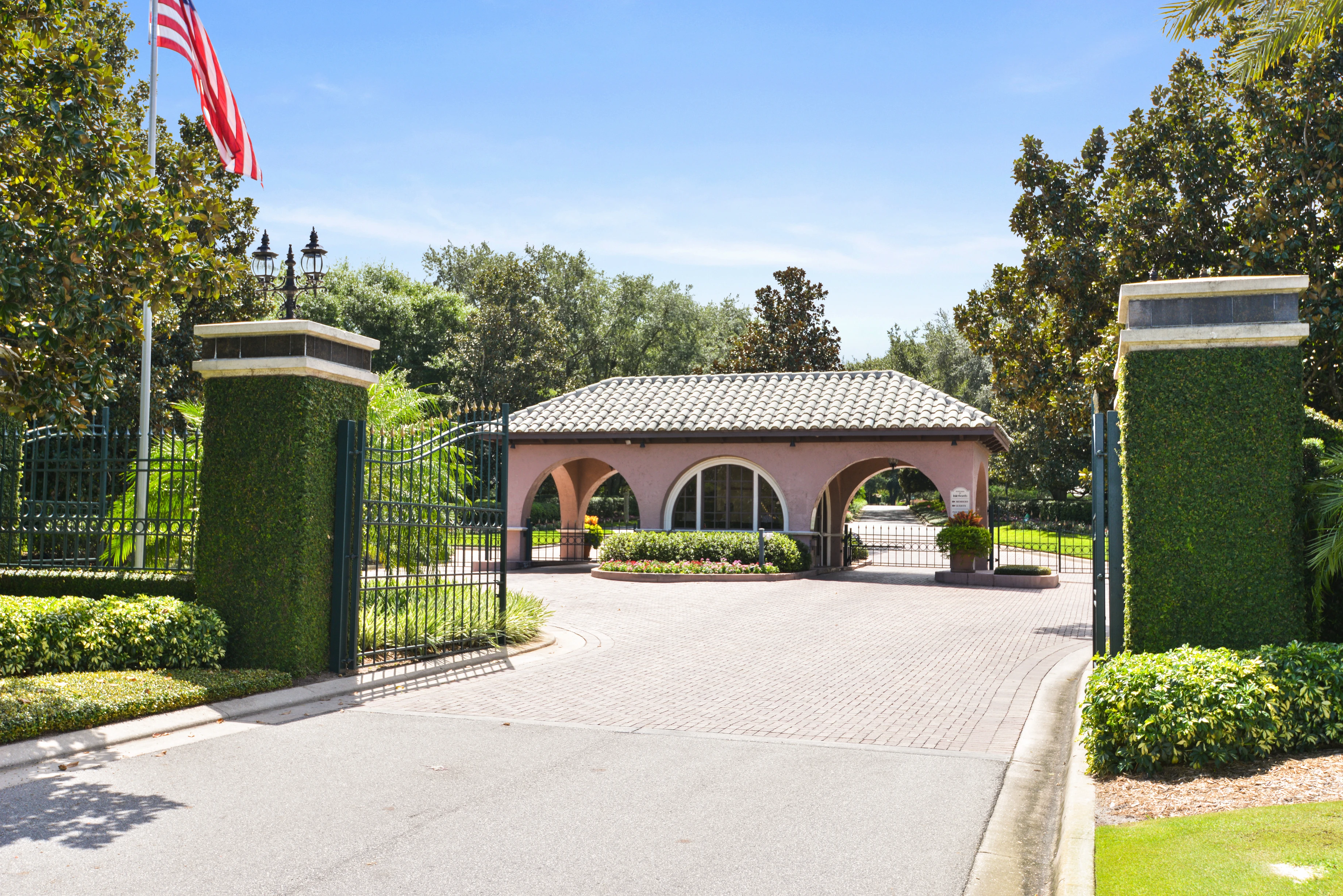 Isleworth's Gated Entrance