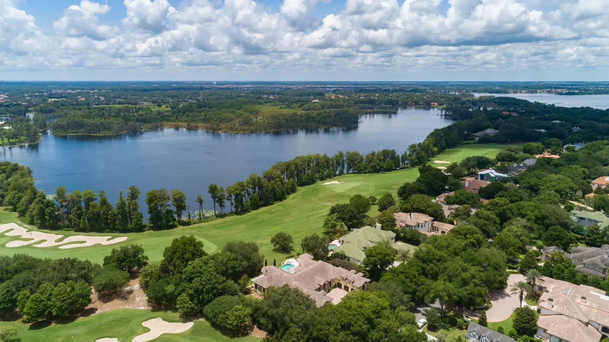 Isleworth Lakefront Aerial