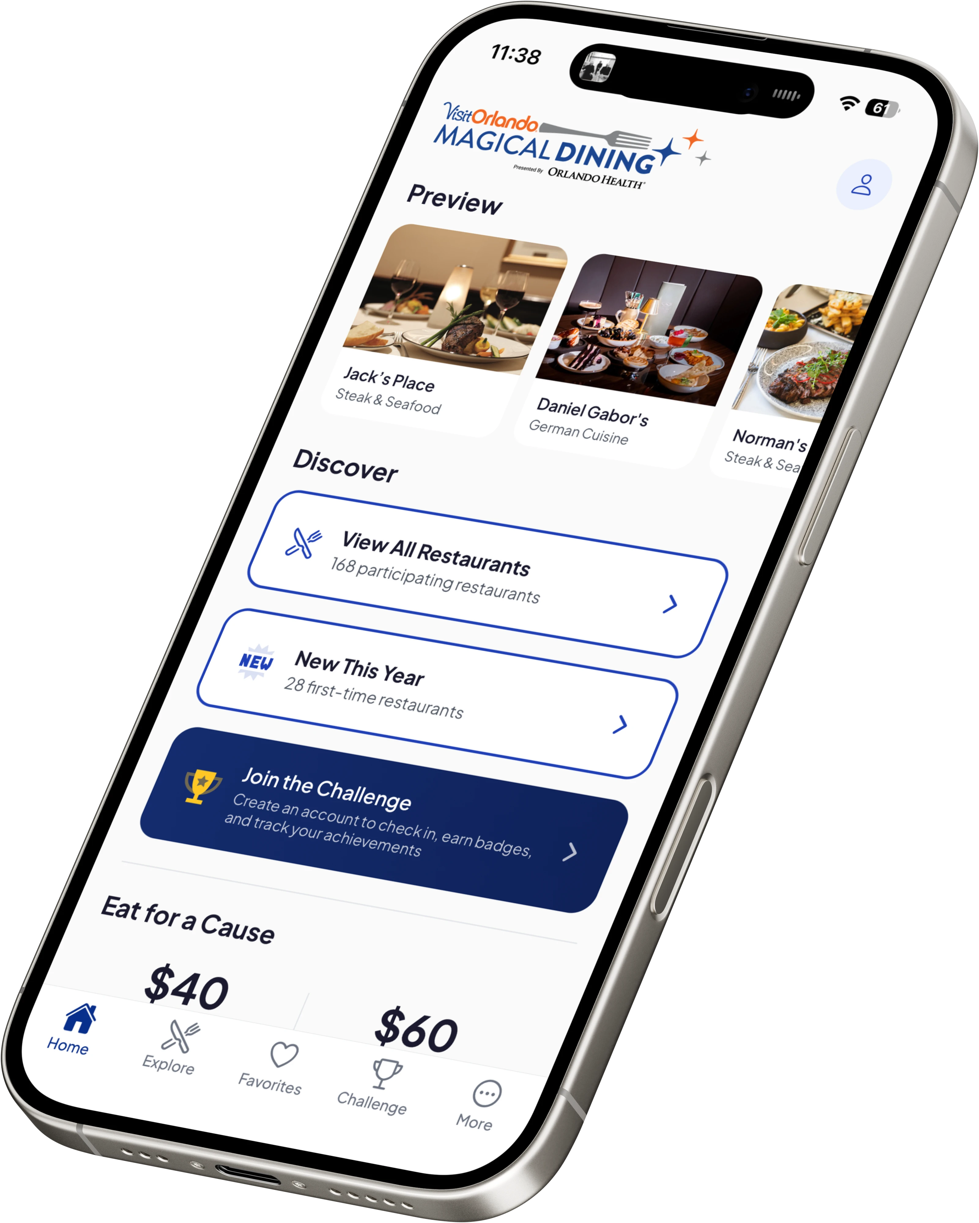 Orlando Magical Dining Mobile App