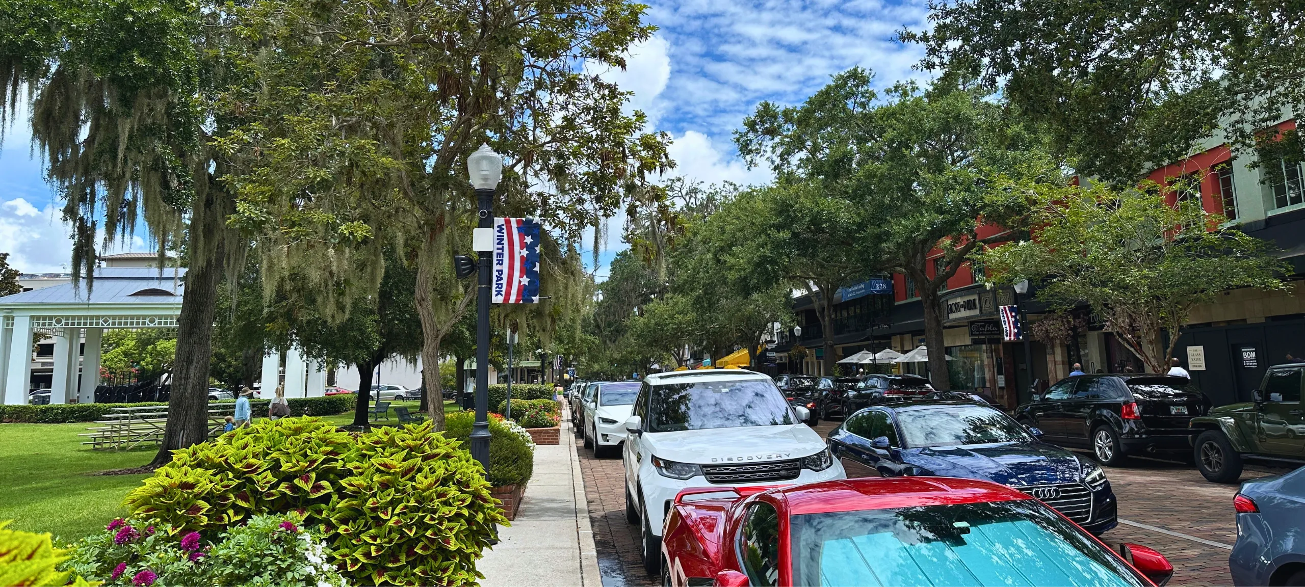 Downtown Winter Park on Park Avenue