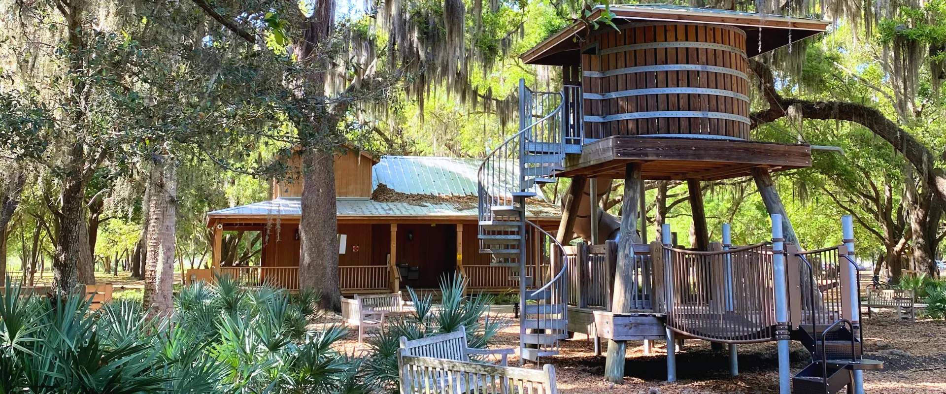 Playground at the Lake Hiawatha Preserve in Clermont, Florida