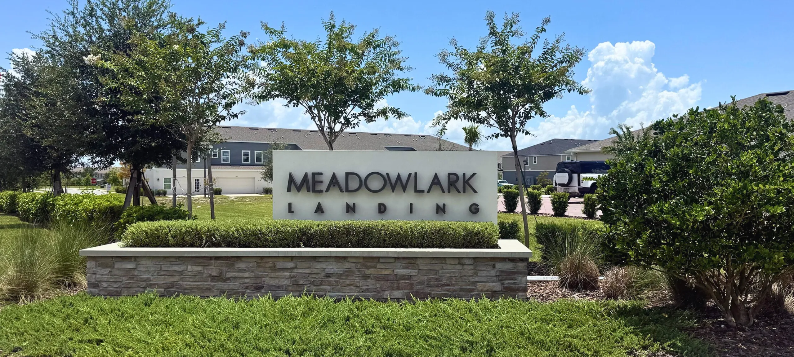 Meadowlark Landing Marquee Sign at Apopka Home Community